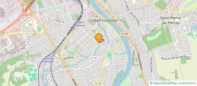 localisation de l'entreprise MADAME MALIKA KESKAS à CORBEIL-ESSONNES