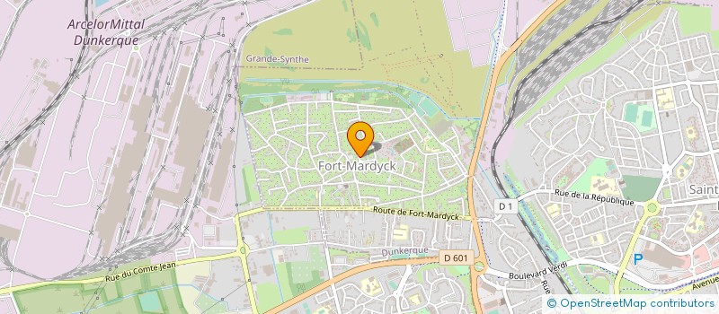 localisation de l'entreprise MADAME MALIKA KESRAOUI à DUNKERQUE