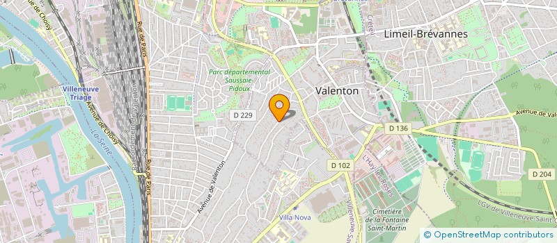 localisation de l'entreprise MADAME MALIKA KOCHCHI à VALENTON