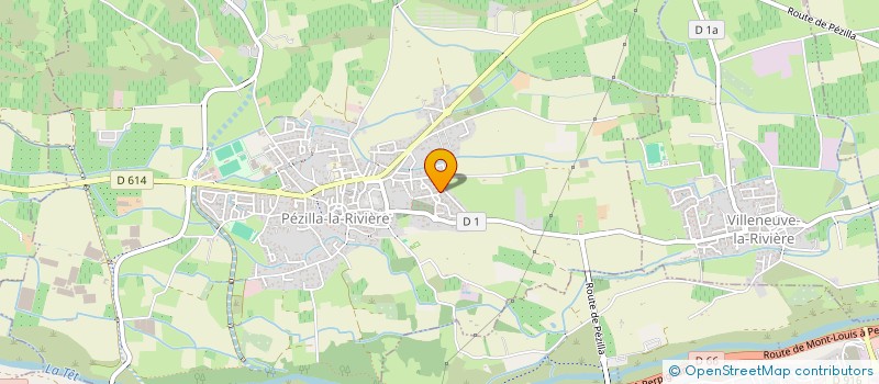 localisation de l'entreprise MADAME MALIKA KOUBAA  PEZILLA-LA-RIVIERE