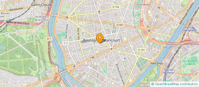 localisation de l'entreprise MADAME MALIKA LAANI à BOULOGNE-BILLANCOURT