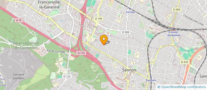 localisation de l'entreprise MADAME MALIKA LADDADA  SANNOIS