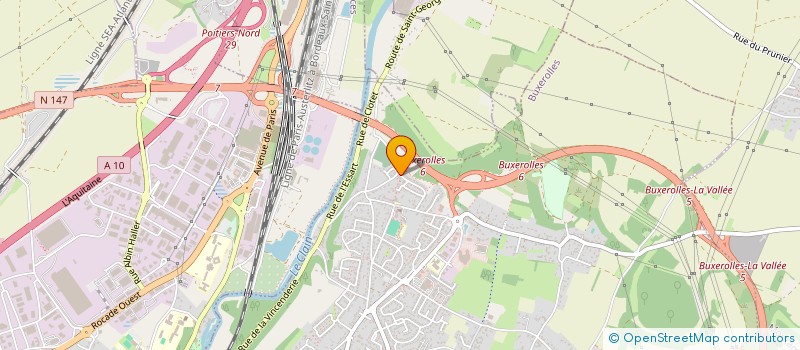 localisation de l'entreprise MADAME MALIKA LAHCENE  BUXEROLLES