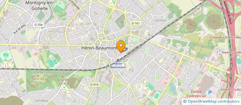 localisation de l'entreprise MADAME MALIKA LANHAR à HENIN-BEAUMONT