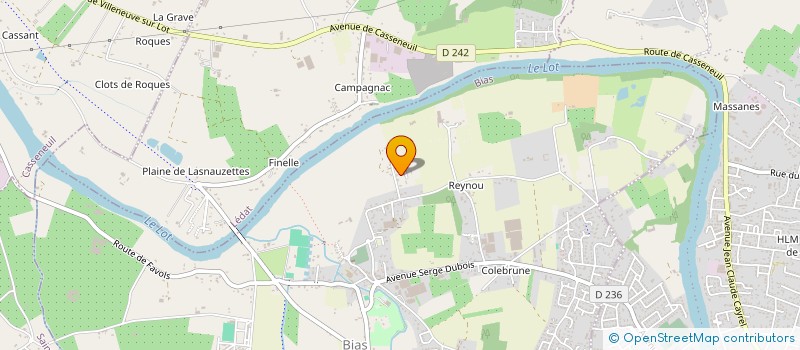 localisation de l'entreprise MADAME MALIKA LAOUANI  BIAS