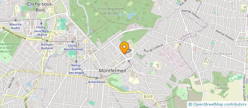 localisation de l'entreprise MADAME MALIKA LEBGAA  MONTFERMEIL