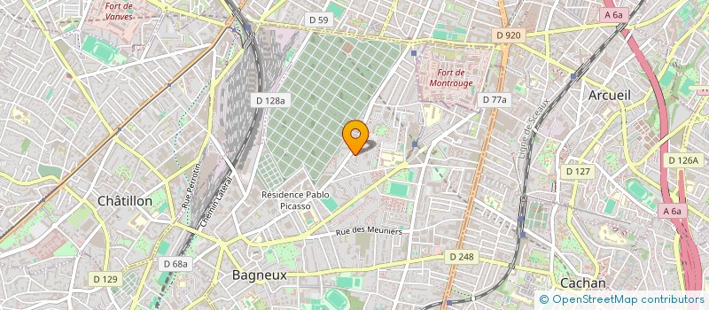 localisation de l'entreprise MADAME MALIKA M'ZALOUAT à BAGNEUX