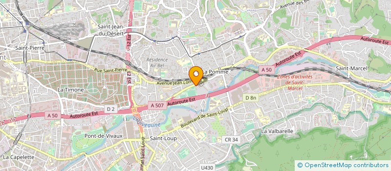 localisation de l'entreprise MADAME MALIKA MEDJOUDJ à MARSEILLE