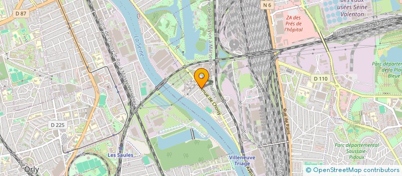 localisation de l'entreprise MADAME MALIKA MEKRAZ  VILLENEUVE-SAINT-GEORGES