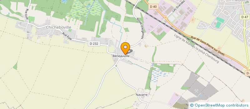 localisation de l'entreprise MADAME MALIKA MELAINE  SAINT-PIERRE-EN-AUGE