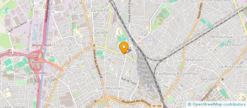 localisation de l'entreprise MADAME MALIKA MERABET à TOULOUSE
