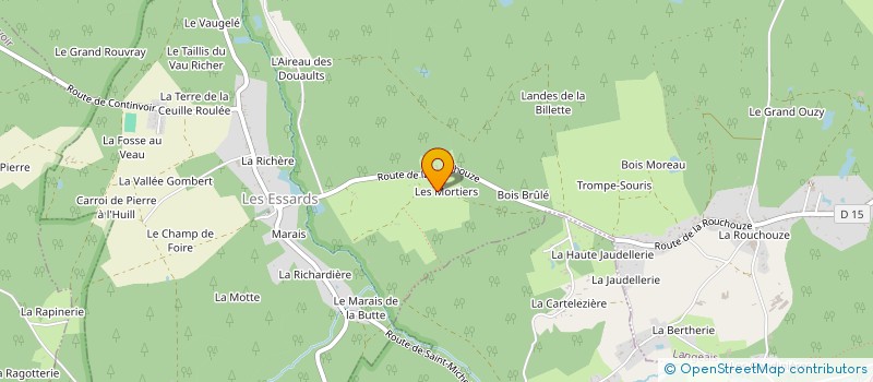 localisation de l'entreprise MADAME MALIKA MERAH  LANGEAIS