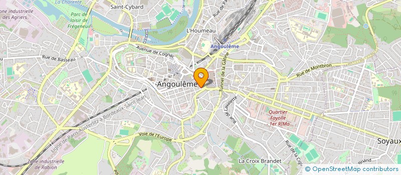 localisation de l'entreprise MADAME MALIKA MESRI à ANGOULEME