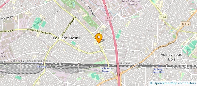 localisation de l'entreprise MADAME MALIKA MESSAOUDI à LE BLANC-MESNIL