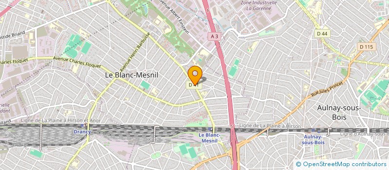 localisation de l'entreprise MADAME MALIKA MESSAOUDI à LE BLANC-MESNIL
