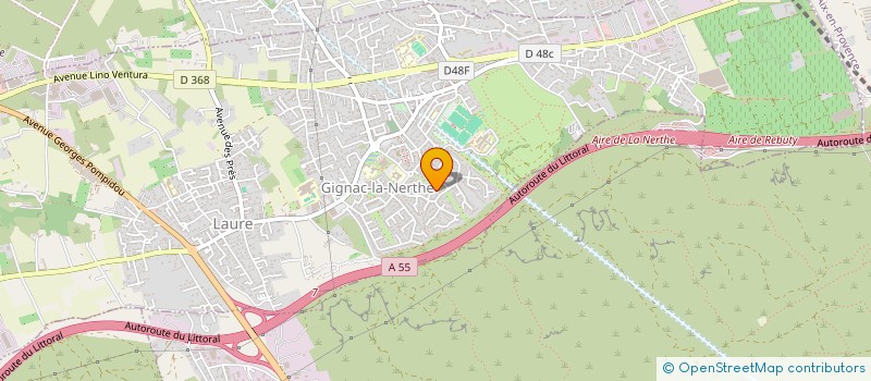 localisation de l'entreprise MADAME MALIKA MEZAOUI à GIGNAC-LA-NERTHE