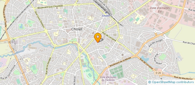 localisation de l'entreprise MADAME MALIKA MIMOUN à CHOLET