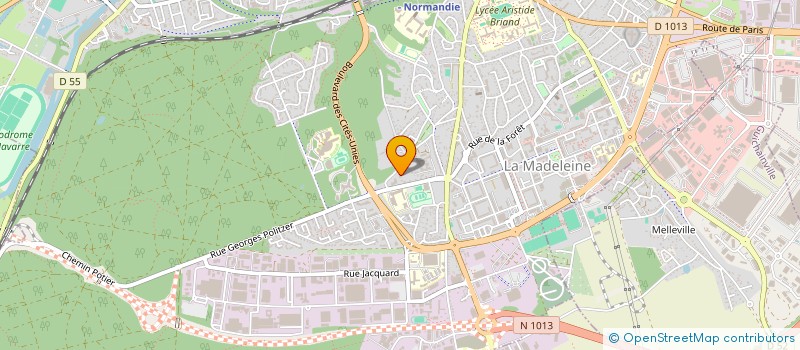 localisation de l'entreprise MADAME MALIKA MOHAMED BACAR  EVREUX