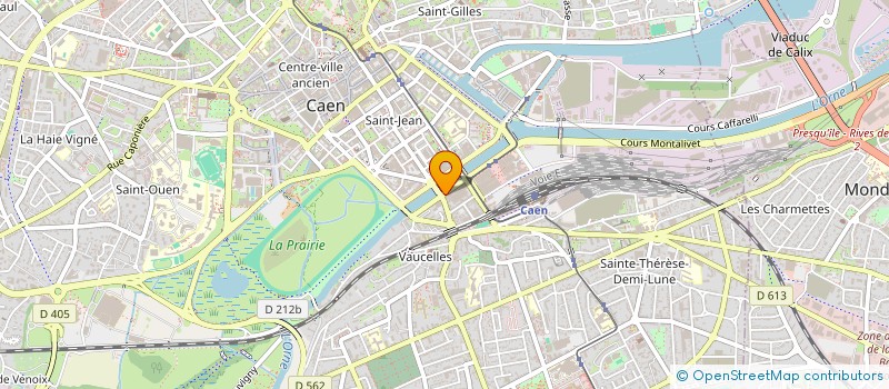 localisation de l'entreprise MADAME MALIKA MOUSSAC  CAEN