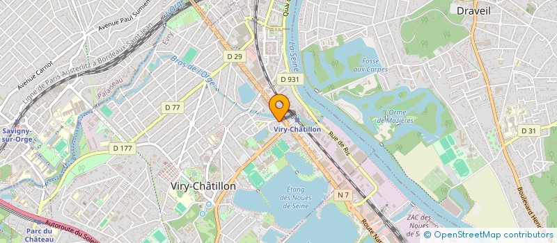 localisation de l'entreprise MADAME MALIKA NAITOURIRT à VIRY-CHATILLON