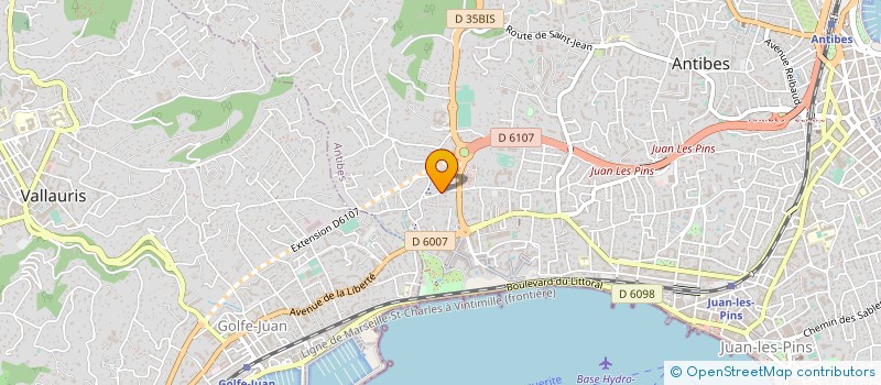 localisation de l'entreprise MADAME MALIKA NAMBATINGUE à ANTIBES