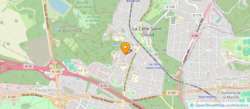 localisation de l'entreprise MADAME MALIKA NAMOUNE  LA CELLE-SAINT-CLOUD