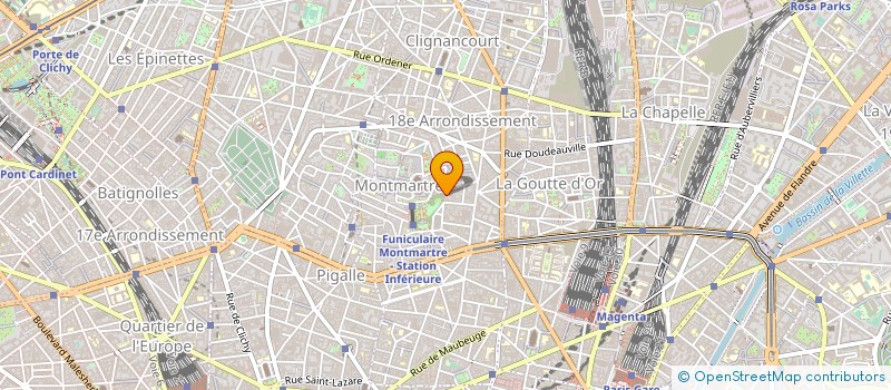 localisation de l'entreprise MADAME MALIKA OKEBI  PARIS