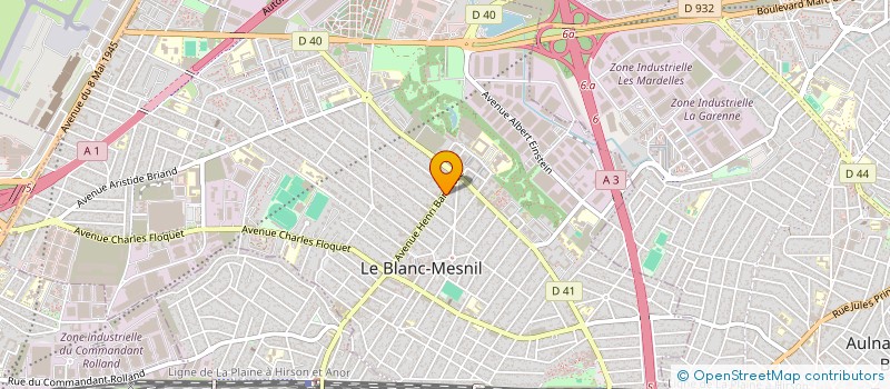 localisation de l'entreprise MADAME MALIKA OUBERZOU à LE BLANC-MESNIL