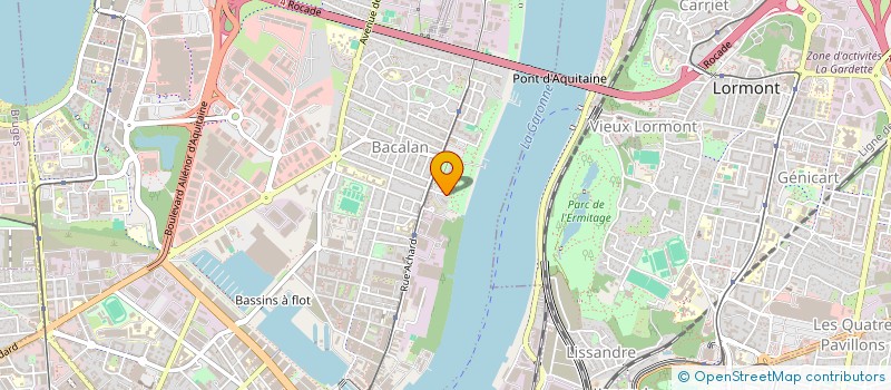 localisation de l'entreprise MADAME MALIKA OUJDI AMDAA  BORDEAUX