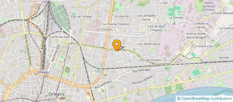 localisation de l'entreprise MADAME MALIKA OULAD ALI à ORLEANS