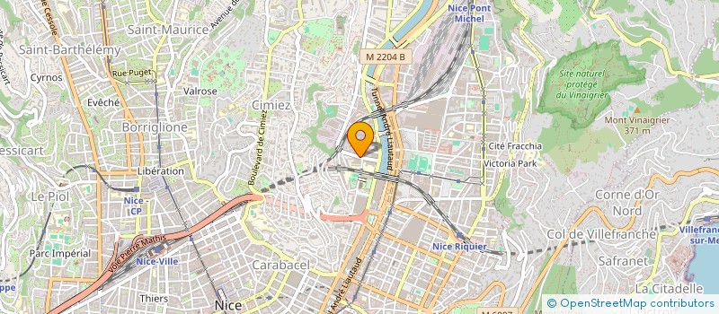 localisation de l'entreprise MADAME MALIKA OUTSAYEVA à NICE