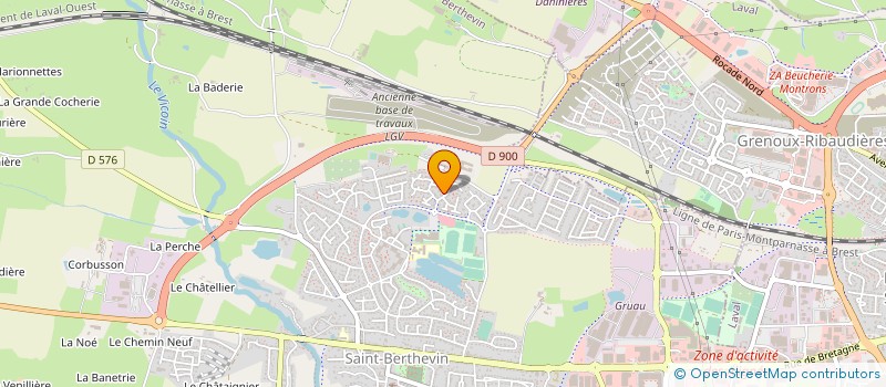 localisation de l'entreprise MADAME MALIKA POULNAIS  SAINT-BERTHEVIN