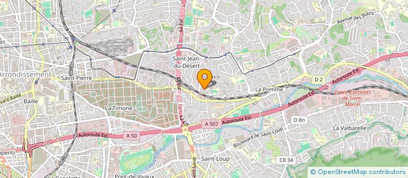 localisation de l'entreprise MADAME MALIKA QUAMAR  MARSEILLE