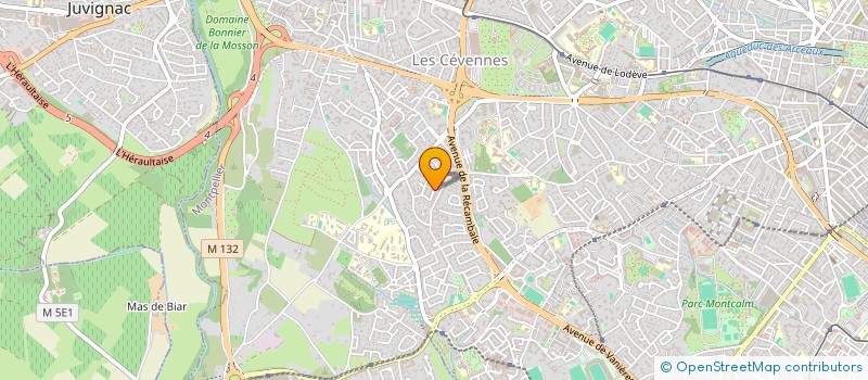 localisation de l'entreprise MADAME MALIKA RICHARDIER à MONTPELLIER