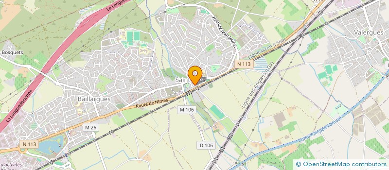 localisation de l'entreprise MADAME MALIKA ROQUES  SAINT-BRES