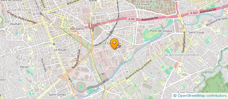 localisation de l'entreprise MADAME MALIKA SAADI  MARSEILLE