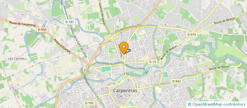 localisation de l'entreprise MADAME MALIKA SAMAN LATCHIMY à CARPENTRAS