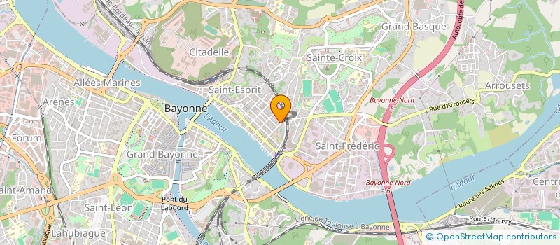 localisation de l'entreprise MADAME MALIKA SI YOUCEF  BAYONNE