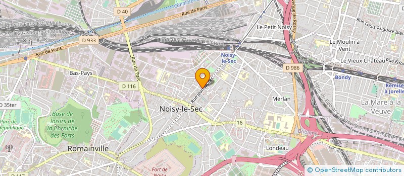 localisation de l'entreprise MADAME MALIKA TAALBA à NOISY-LE-SEC