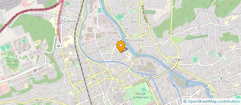 localisation de l'entreprise MADAME MALIKA TOUATI  NANCY