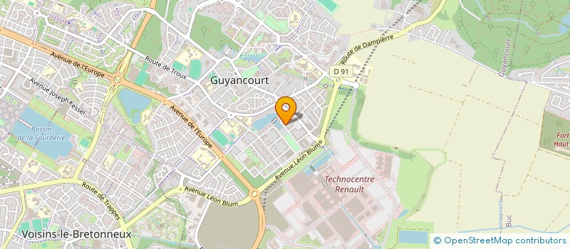 localisation de l'entreprise MADAME MALIKA TRARI  GUYANCOURT