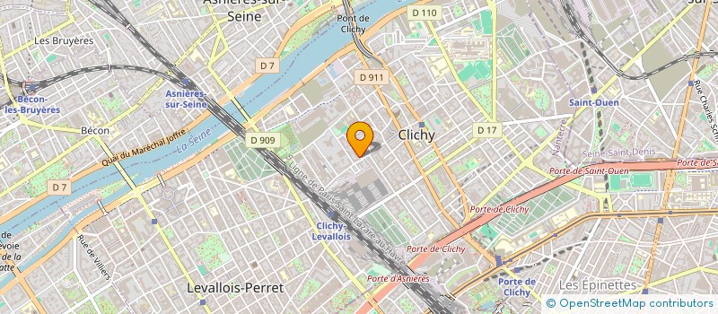 localisation de l'entreprise MADAME MALIKA ZARID à CLICHY
