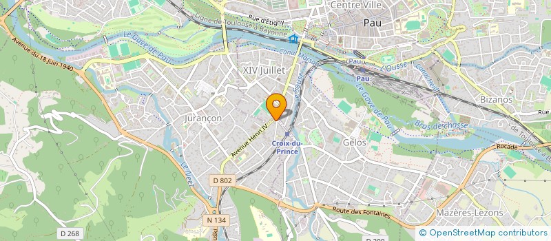 localisation de l'entreprise MADAME MALILA BASILUA  JURANCON