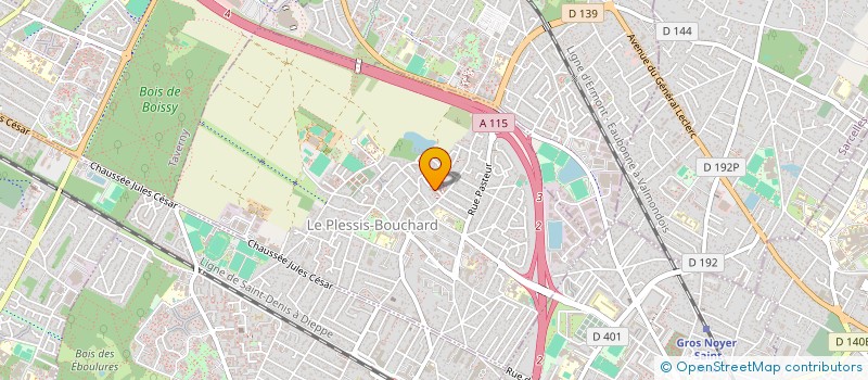 localisation de l'entreprise MADAME MALIMATA OUATTARA  LE PLESSIS-BOUCHARD