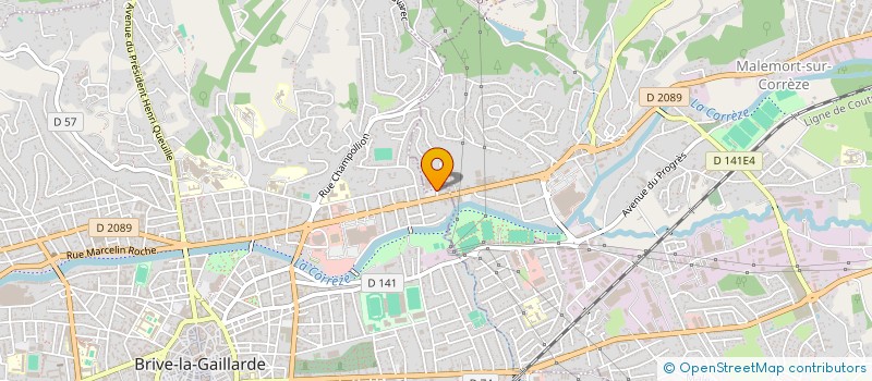 localisation de l'entreprise MADAME MALIO AMARE QUERON  BRIVE-LA-GAILLARDE