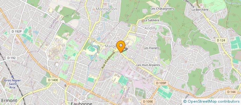 localisation de l'entreprise MADAME MALISSA AGAOUA  MARGENCY