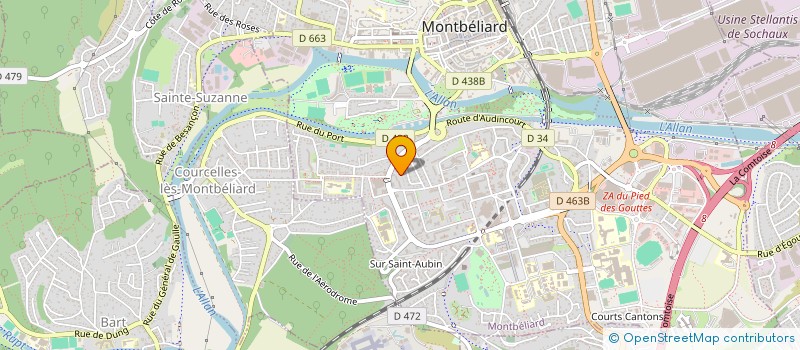 localisation de l'entreprise MADAME MALKA KHAN à MONTBELIARD