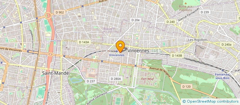 localisation de l'entreprise MADAME MALKA MITZ à VINCENNES