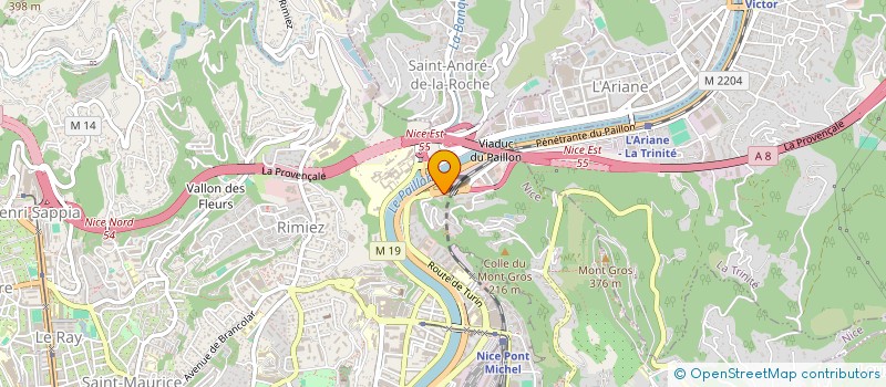 localisation de l'entreprise MADAME MALKAN BETICHEVA à NICE