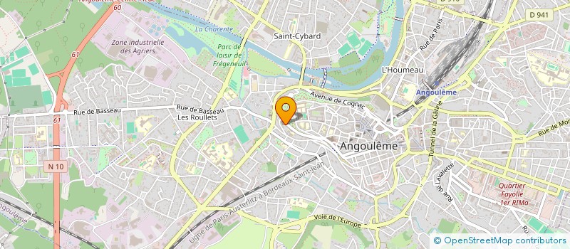 localisation de l'entreprise MADAME MALLAURIE COLLIN à ANGOULEME